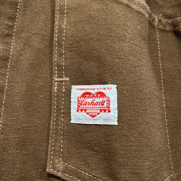 Carhartt Men's Tan Shirt Jacket - Picture 3 of 4